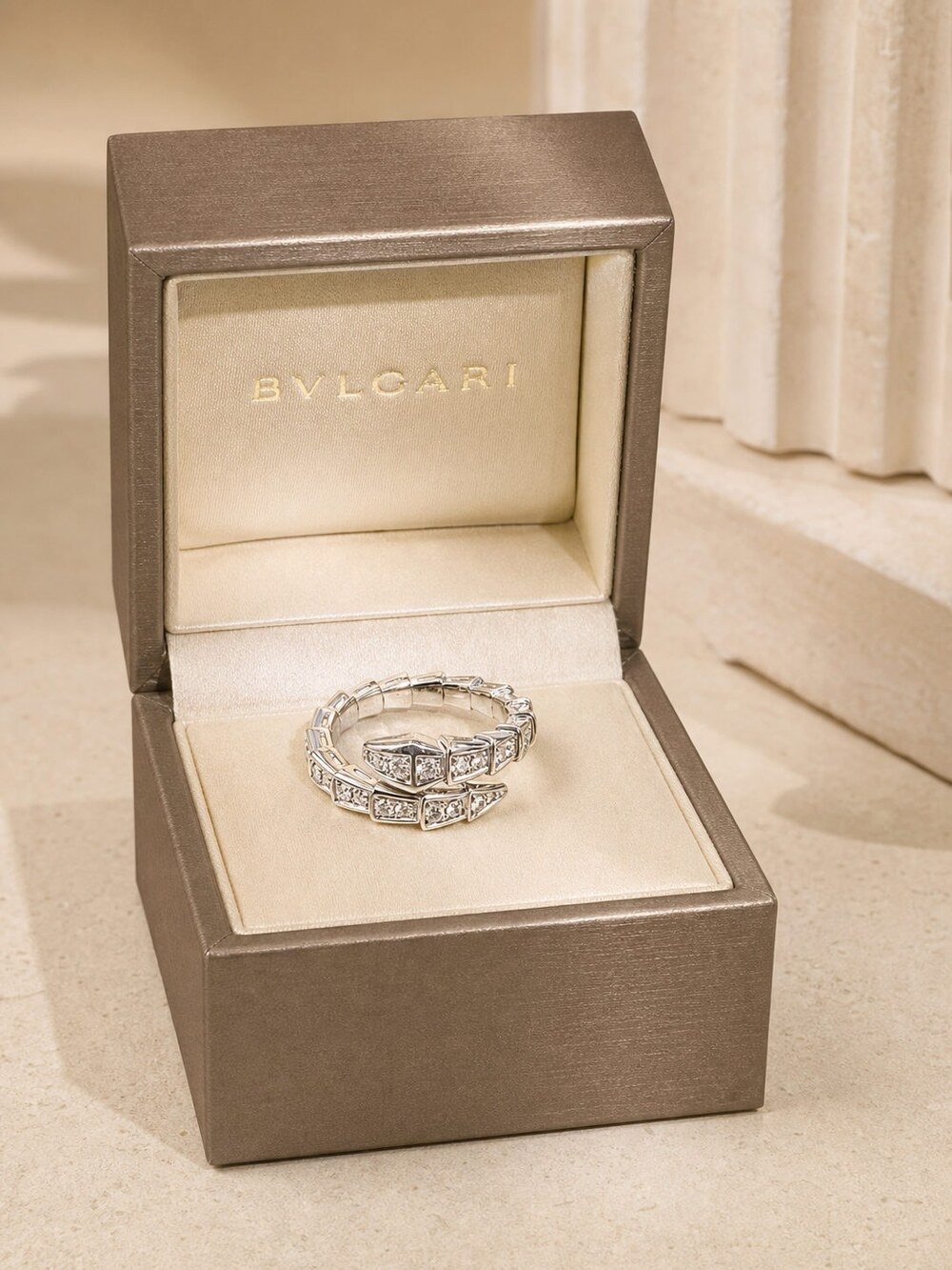 Bulgari Refined Statement Ring Style 2 | New with Box - Picture 2 of 9